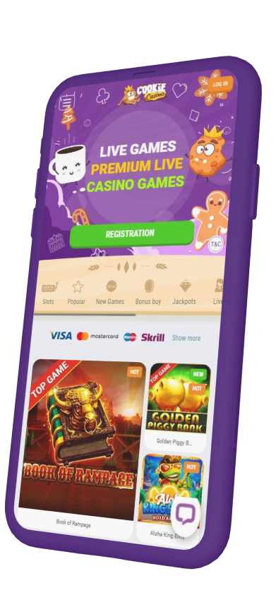 CookieCasino apps