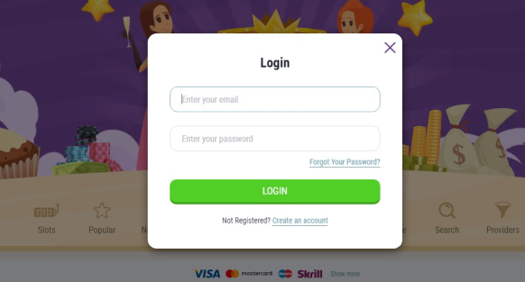 CookieCasino Registratiestappen
